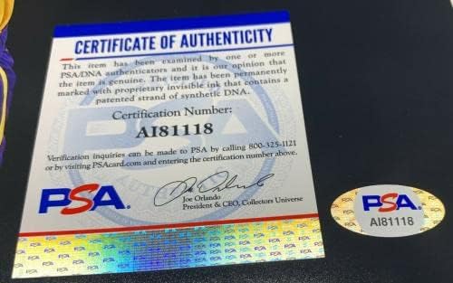 קייל קוזמה חתם על לוס אנג'לס לייקרס כדורסל 11x14 צילום PSA AI81118 - תמונות NBA עם חתימה