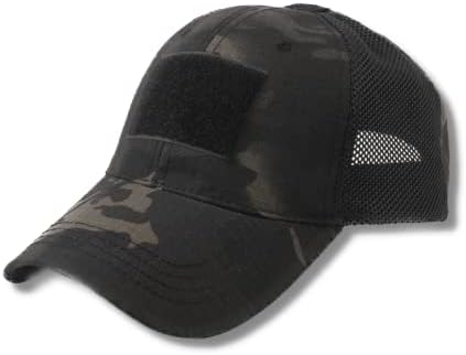 כובע תיקון טקטי בסגנון צבאי עם רצועה מתכווננת / נושם ויוניסקס