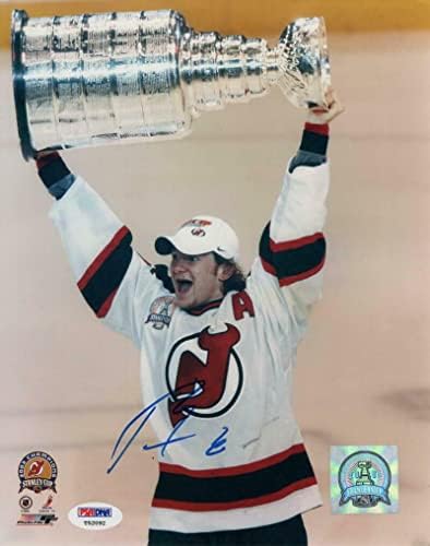 Patrik Elias חתום על חתימה 8x10 צילום - NJ Devils Stanley Cup Champion PSA - תמונות NHL עם חתימה