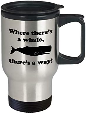 מתנה ביולוגית ימית - ספל נסיעות לווייתנים - מתנה לאוקיאנוגרף - שם יש לוויתן - אוקיאנוגרפיה - ביולוגיה ימית מתנה