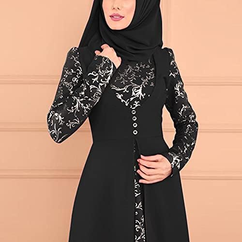 בגדים מוסלמים לנשים קובעים מכנסיים שיפון חלוק קרדיגן בגדים מוסלמים לגברים שמלה מוסלמית זורמת שרוול ארוך זורמת