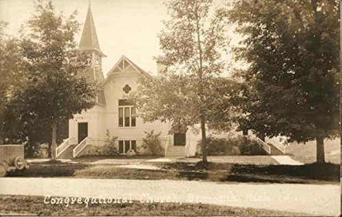 הכנסייה הקהילתית הראשונה בנזוניה, מישיגן MI גלויה עתיקה מקורית 1931