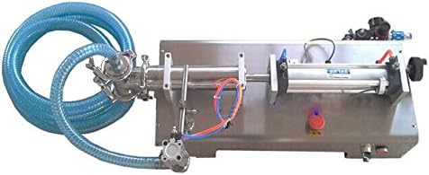 MXBAOHENG אופקי מכונת מילוי נוזלית מלאה פנאומטית לשמן מים שמפו 5-100 מל