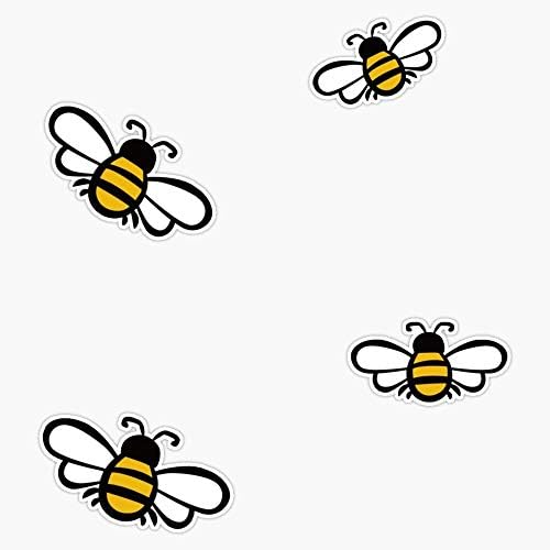 דבורים מדבקות ויניל מדבקות דבק נייד עמיד למים מדבקת פגוש חלון פגוש 5