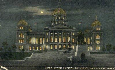 Des Moines, גלויה של איווה
