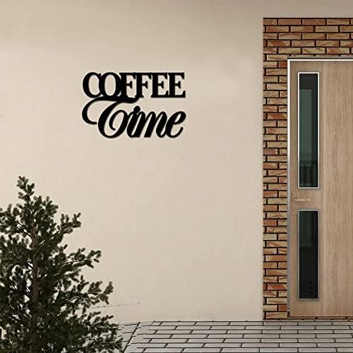 שלט מתכת זמן קפה קפה קפה קפה בר קפה מותאם אישית קיר מתכת קיר קיר יצירות חתוך חותם שלט כפרי מתכת כפרית קישוט שלטי עסק