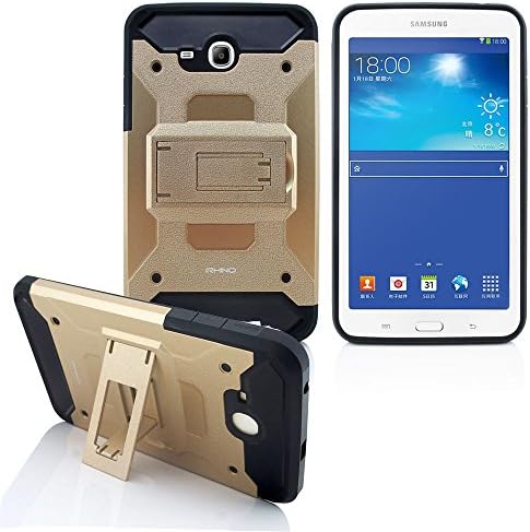 Samsung Galaxy Tab E Lite 7.0 SM-T113 IRHINO® Case Armor Duty Heavy Armor מחוספס היברידי קיקסטנד.