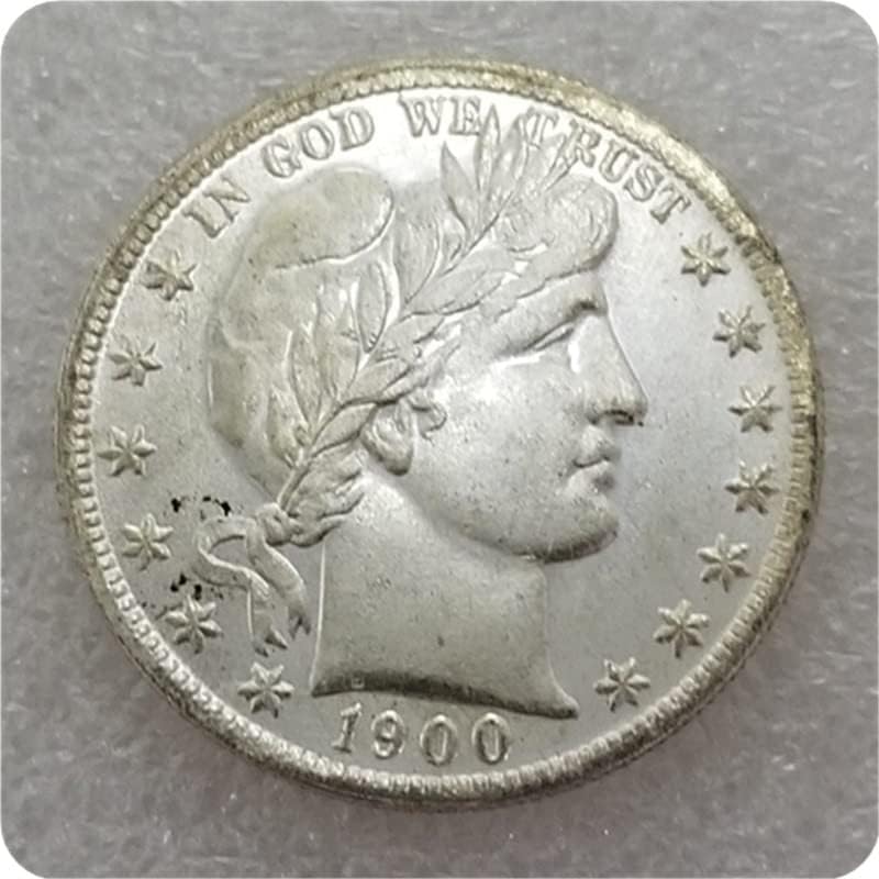 מלאכות עתיקות אמריקאיות 1892, 1900, 1902 מטבעות זיכרון זרות דולר כסף דולר