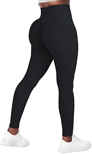 חותלות של אימון אגרוסטיות לנשים חלקות ברמת חותלות עם חותלות מותניים גבוהות מתארים של בקרת בטן גבוהה של מכנסי יוגה