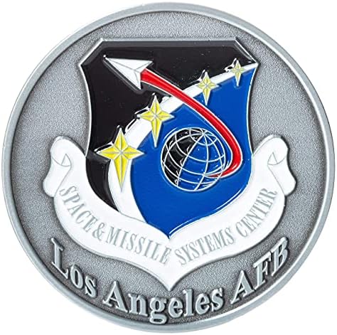 חיל האוויר של ארצות הברית USAF לוס אנג'לס מטבע אתגר בחיל האוויר מטבע ותיבת תצוגה קטיפה כחולה