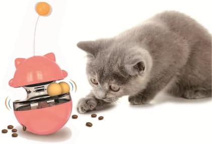 Sujayu Cat Fazzle Puzzle, Cat Treat Dispenser Toy Cat Tro