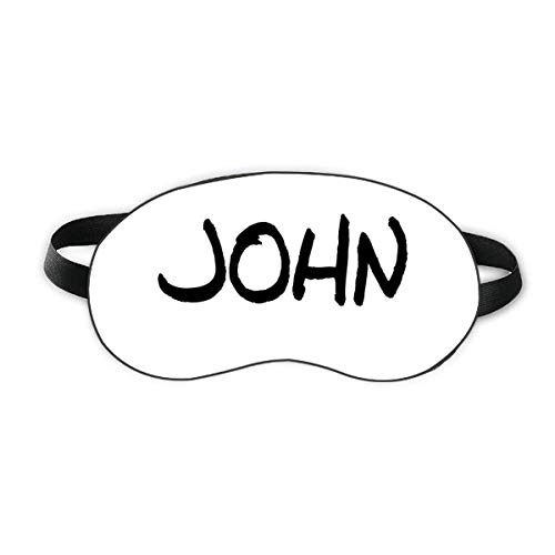 שם אנגלית כתב יד מיוחד ג'ון מגן עיניים שינה רך לילה כיסוי גוון עיניים