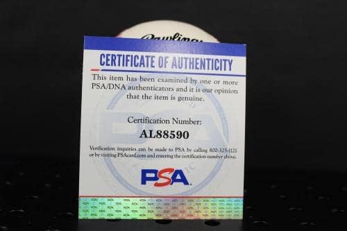 ג'ורג 'פוסטר חתום על חתימת בייסבול אוטומטית PSA/DNA AL88590 - כדורי חתימה