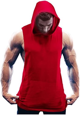 גברים של אימון סלעית גופיות פיתוח גוף שרירים מנותק חולצה ללא שרוולים כושר נים