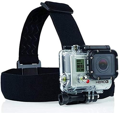 Navitech 8 ב 1 אקשן אקשן מצלמה משולבת משולבת עם Case Blue - תואם למצלמת הפעולה של Victure AC600