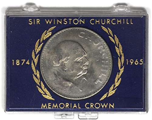 1965 המנטה המלכותית אליזבת השנייה ווינסטון צ'רצ'יל מוכרת הכתר הנצחה על לא מחולק