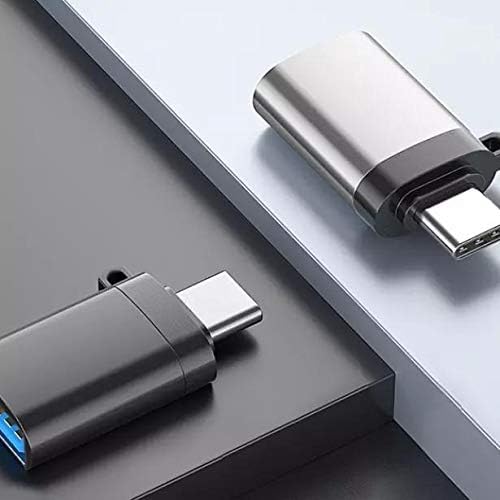 כבל Goxwave תואם ל- Dell Latitude 3420 - USB -C ל- PortChanger, USB Type -C OTG USB מחזיק מפתח נייד ל- Dell Latitude 3420 - Slate Black