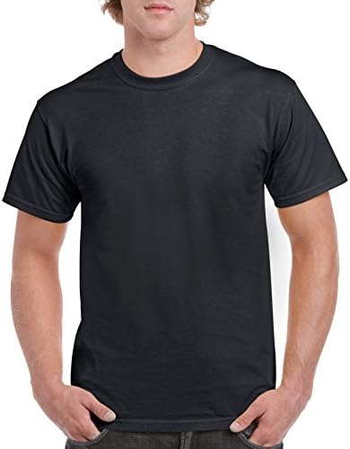 גילדן ריק חולצה-יוניסקס סגנון 5000 למבוגרים שחור