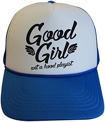 נשים טרנדיות משאיות כובעים ילדה טובה עם רשימת השמעה של מכסה