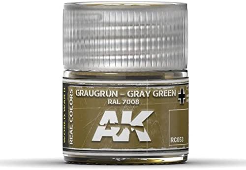 א. ק. צבעים אמיתיים ר. ק. 053 גראוגראדן-ראל ירוק אפור 7008