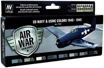 ואליחו מלחמת העולם השנייה מטוס חיל הים האמריקאי דגם צבעי מים אוויר צבע, 17 מ ל