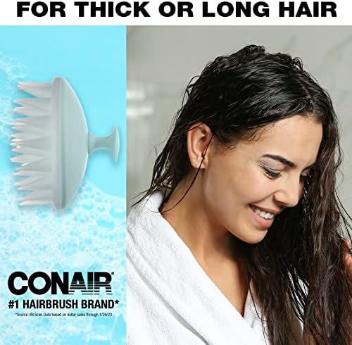 מברשת עיסוי קרקפת Conair לשיער ארוך ועבה