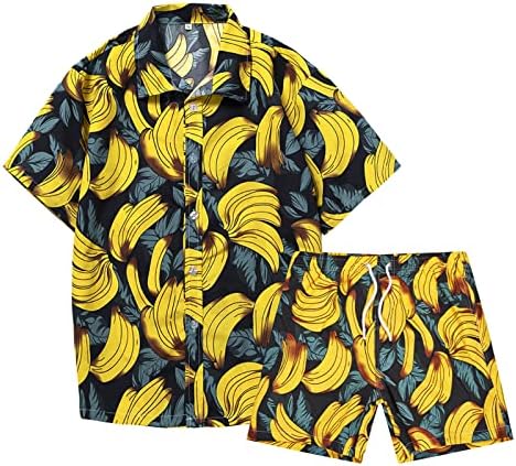 חליפות הוואי לגברים תלבושות חופשה מזדמנת