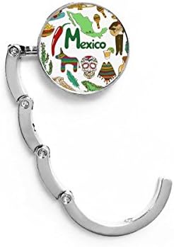 מקסיקו חיות נוף מקסיקו שולחן דגל לאומי שולחן שולחן אבזם דקורטיבי אבזם הקולב מתקפל