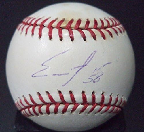 אריק אלמונטה ניו יורק ינקי חתום בייסבול רומלב עם חתימה עם COA - כדורי בייסבול עם חתימה