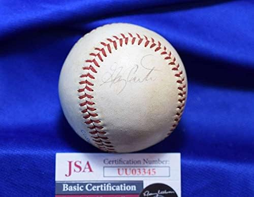 גארי קרטר JSA COA חתימה מקפייל ליגה אמריקאית חתמה בייסבול - כדורי חתימה