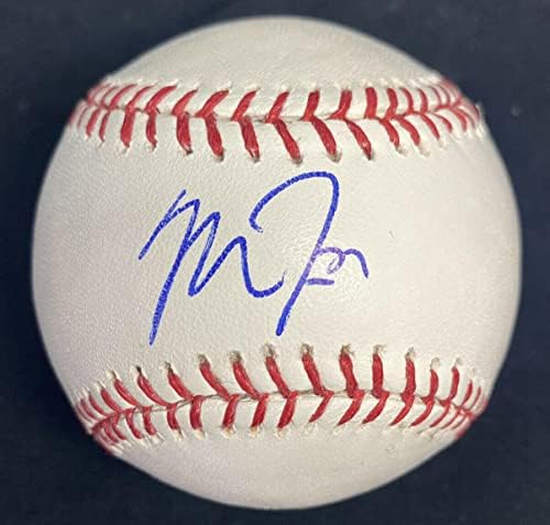 חתימת טירון של מייק חתימת טירון חתום בייסבול MLB הולוגרמה הולו - כדורי חתימה