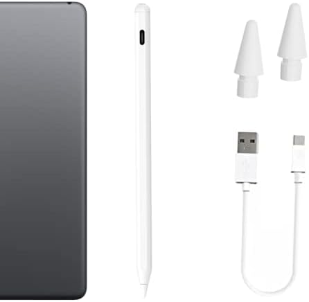 מטען USB-C & אלחוטי ועיפרון 2 לעיפרון אפל 2 ipad 6-10 iPad Pro 11 /12.9 iPad AIR 5-3 IPAD MINI 6/5 GEN IPAD עיפרון עם דחיית כף יד והטיה