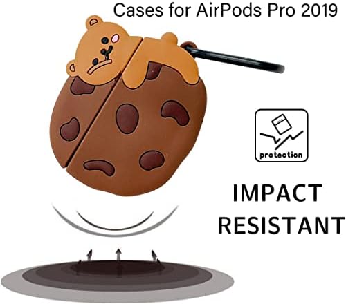 Cover Cover AirPods Pro Case, חמוד kawaii 3d Cartoon Castoon for AirPods Pro Cover Prose