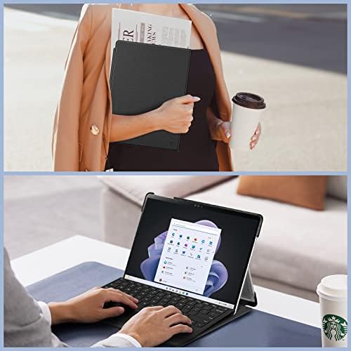 מארז מגן FINTIE עבור Microsoft Surface Pro 9 / Pro 9 5G - צפייה בזווית מרובה מעטפת קשיחה מעטפת דקה תואם למקלדת כיסוי סוג