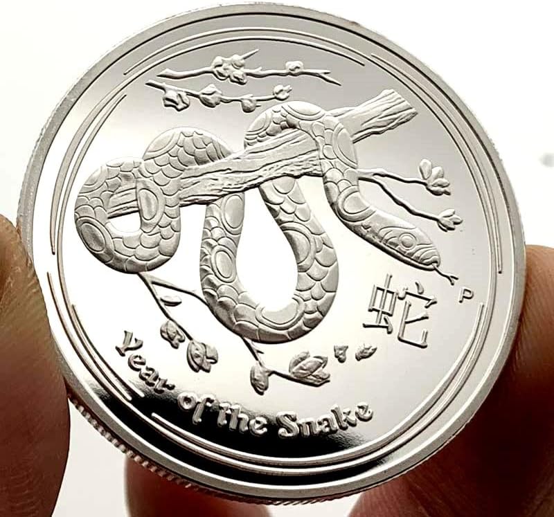 קוף גלגל המזלות האוסטרלי וגלגל המזלות המזלות מצויינים מכסף מצופה מטבעות זיכרון מטבעות מלאכה מטבעות נמר מדליית נמר