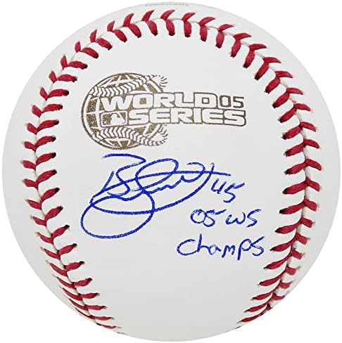 בובי ג'נקס חתם על רולינגס רשמי 2005 סדרה עולמית בייסבול w/05 WS אלופות - כדורי חתימה