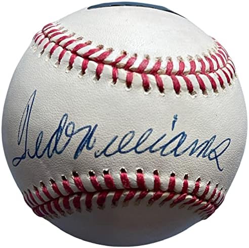 טד וויליאמס החתימה את הבייסבול הרשמי של הליגה האמריקאית - כדורי בייסבול חתימה