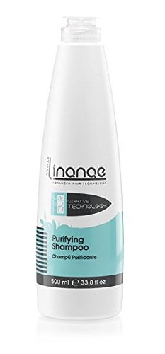 שמפו טיהור של Linange - ניחוח נענע 500 מל; הבהרה, לחות, ניקוי, מוצר לטיפול בשיער; שמפו לשיער לגברים ונשים - נהדר לשיער שומני, פגום, בריא