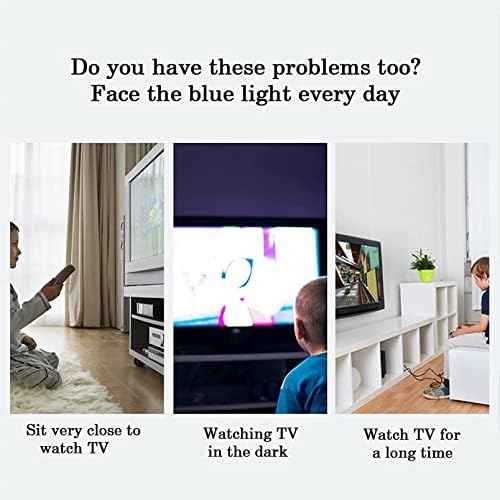 מסנן מגן מסך טלוויזיה אנסנל נגד אור כחול נגד סנוור / סרט נגד שריטות, מקל על עייפות העיניים וישן טוב יותר עבור מסך טלוויזיה 32-75 אינץ
