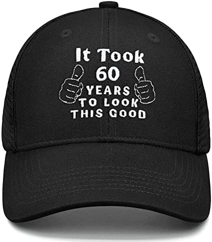 מתנות פרישה רקומות כובעי בייסבול - כובעי סנאפבק לגברים ונשים כובע יוניסקס רשת מצחיק מתכוונן בחוץ